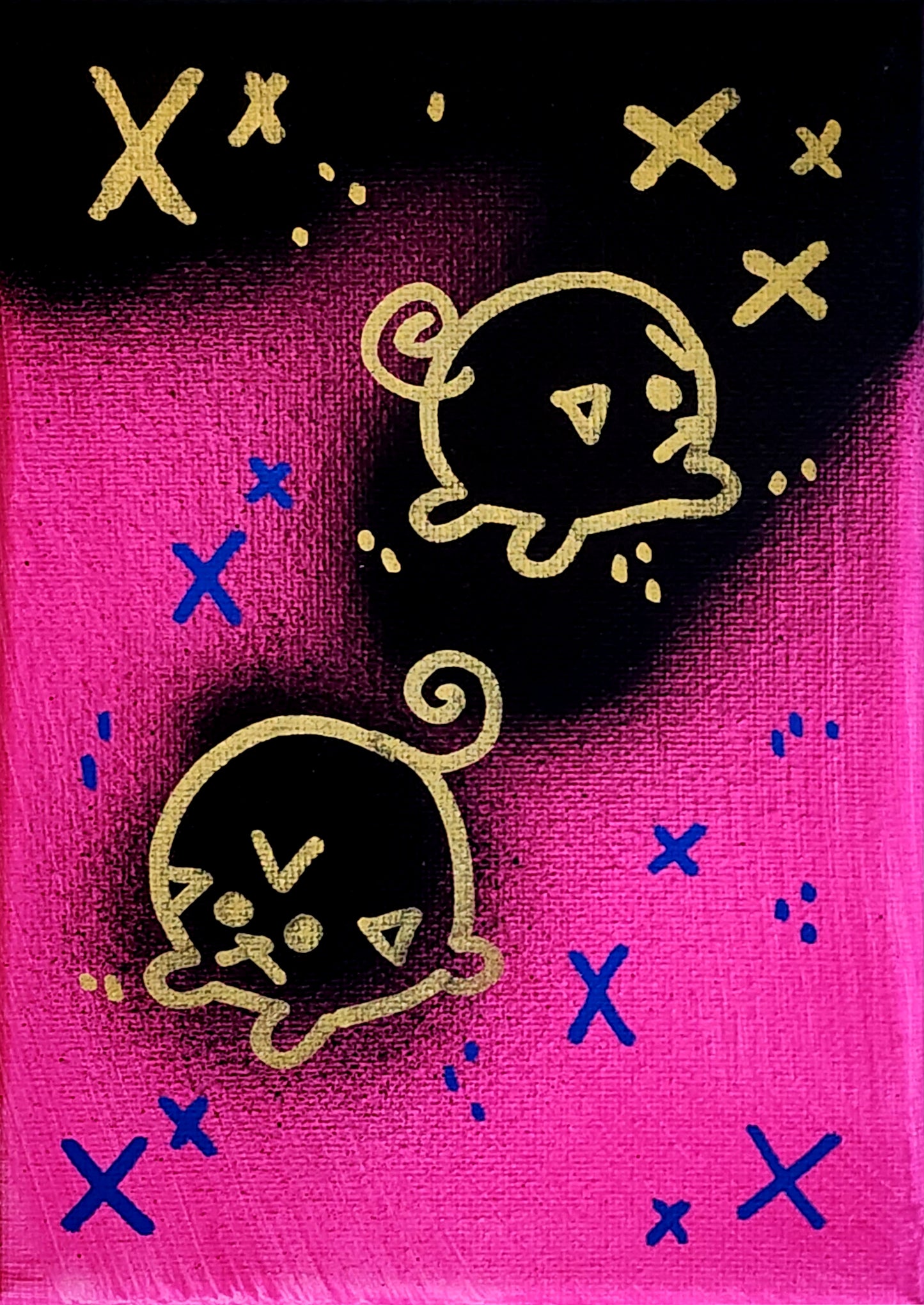 A Field of X's! Peepod Painting!