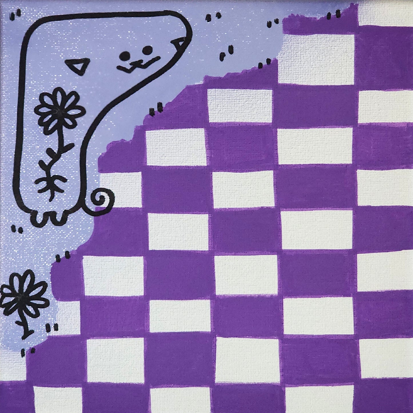 Edge of the Checker! Pipapeep Painting!