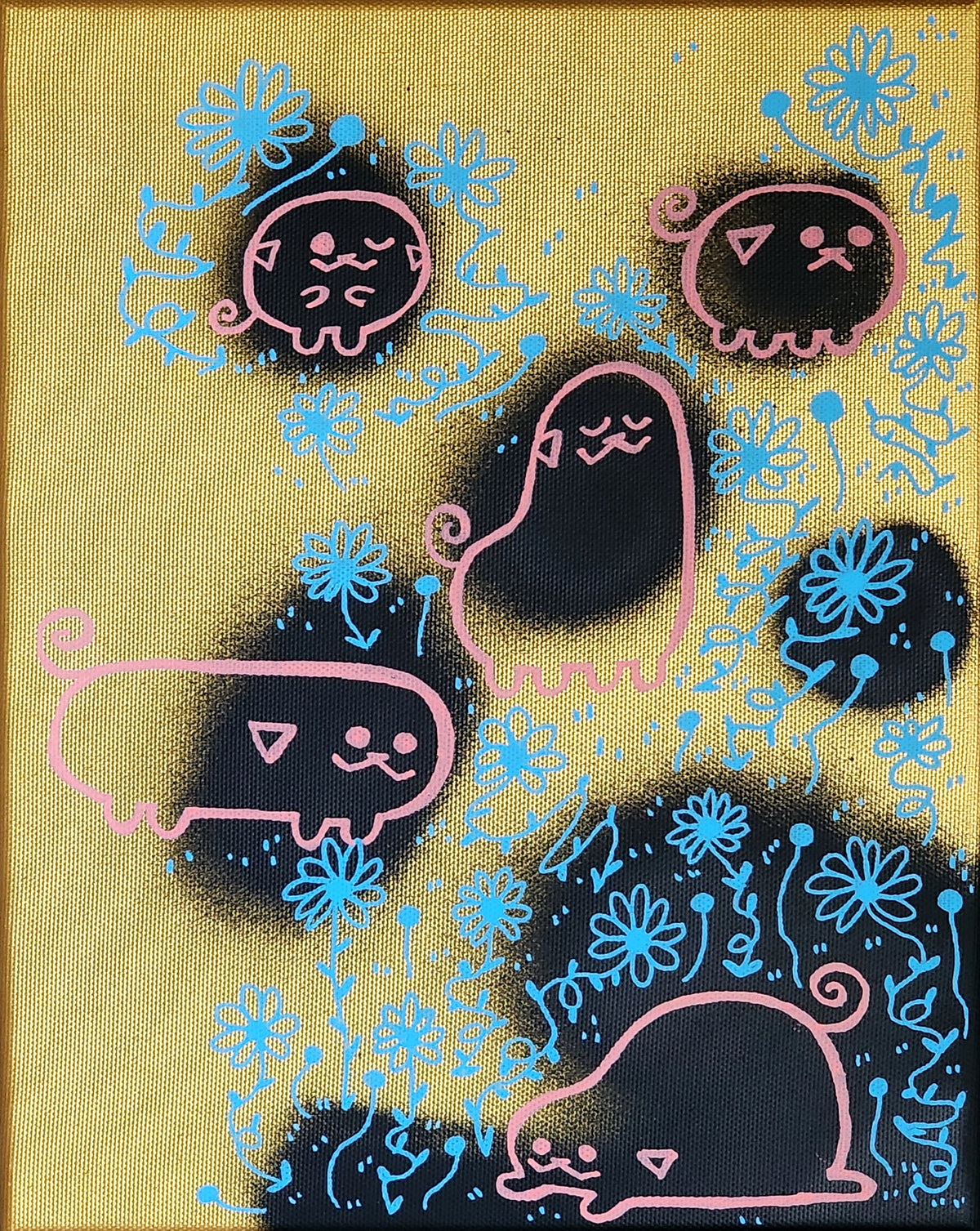 Gold Rush #1! Peepod Painting!