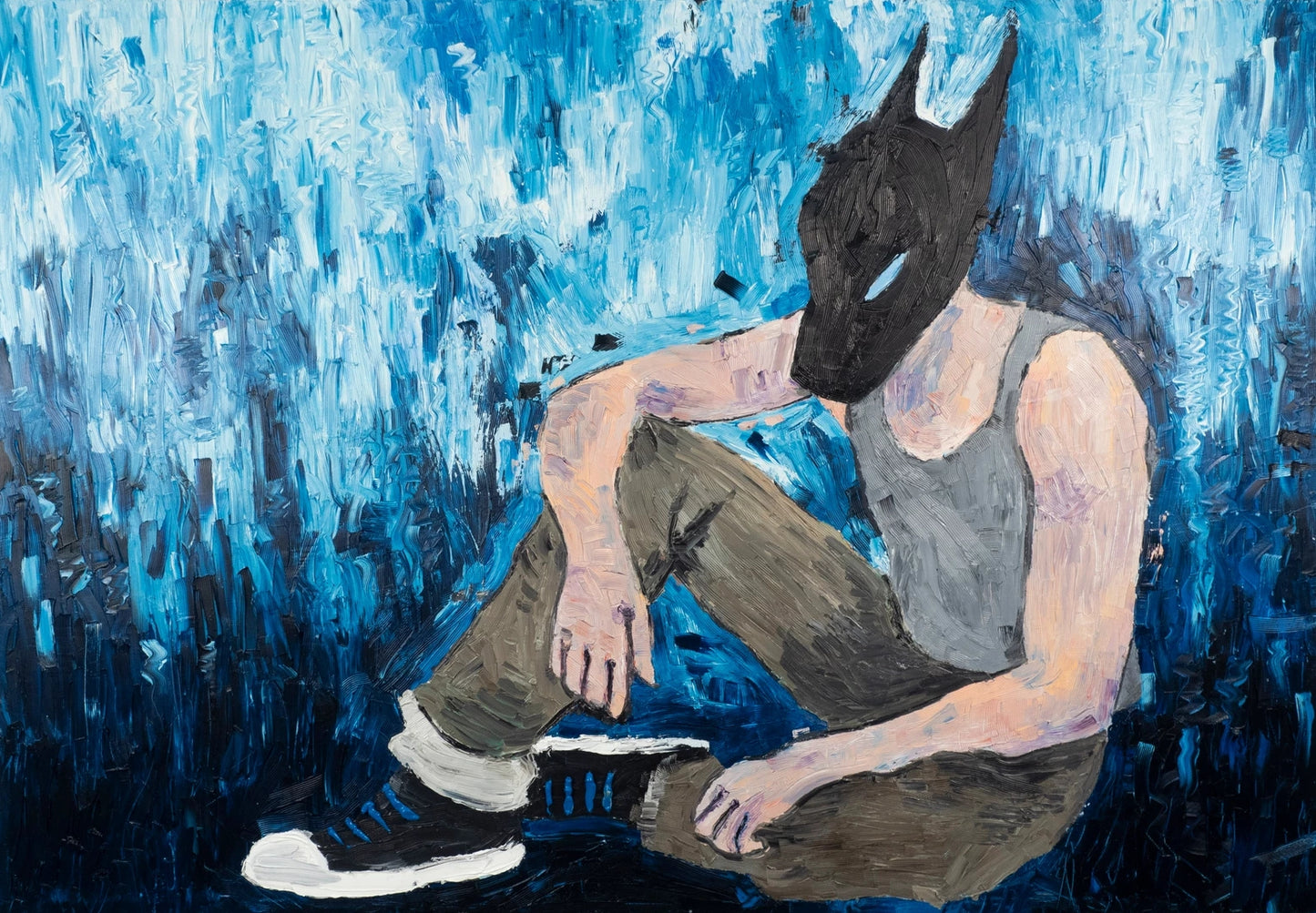 I'm So Tired of You. Rigatoni Garrido Original Painting.