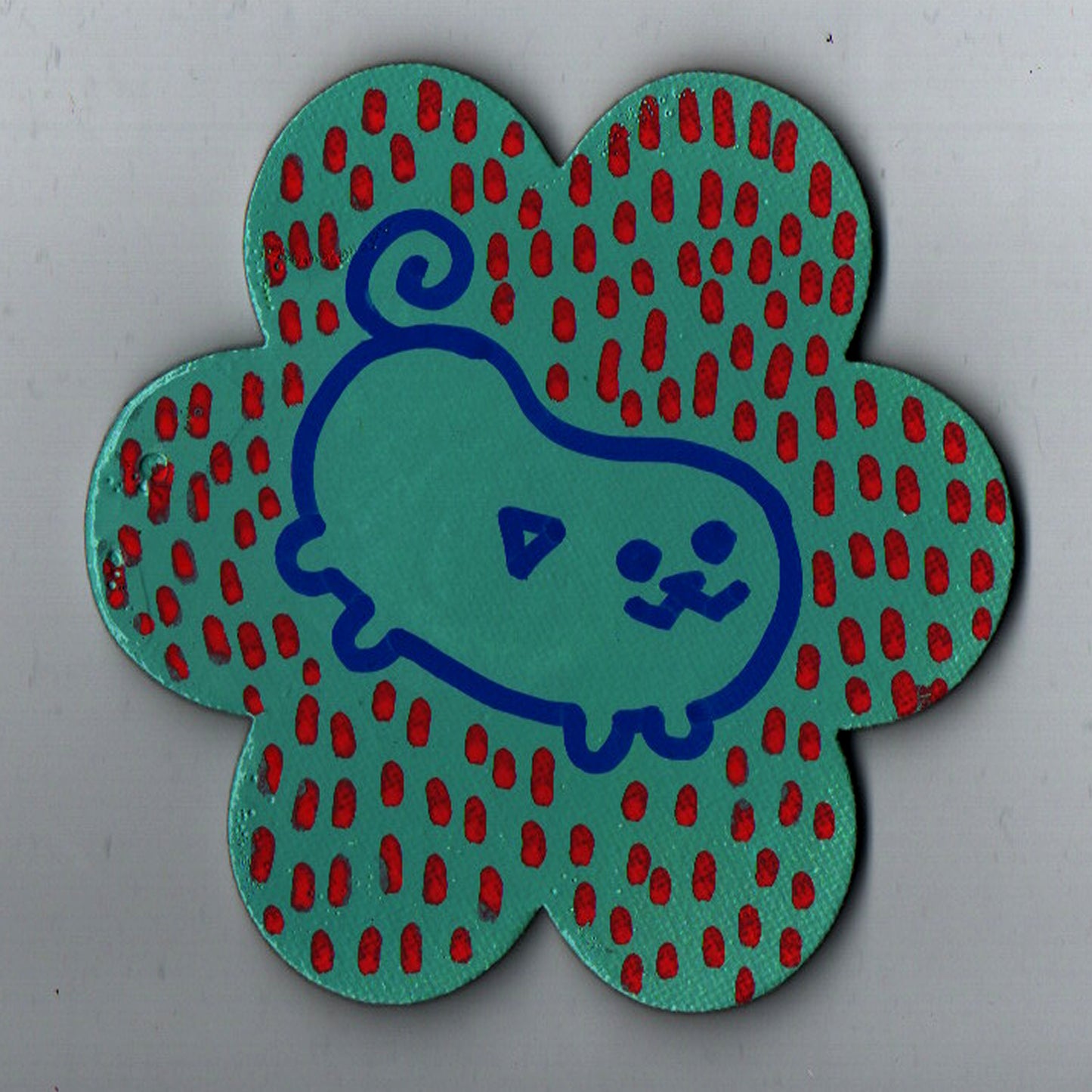 In some Grass! Flower Magnet Pipapeep Painting!