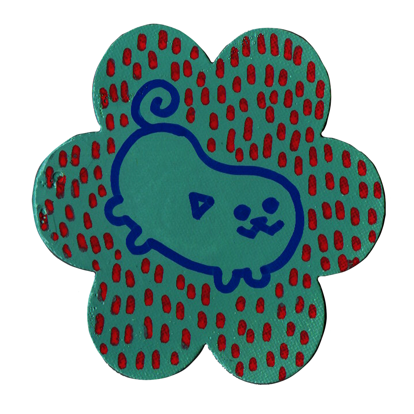 In some Grass! Flower Magnet Pipapeep Painting!