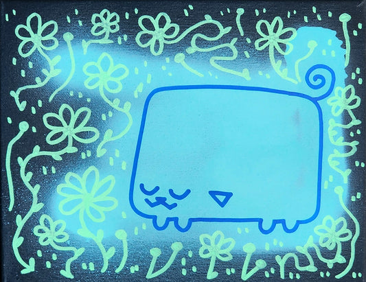 Blue Blush! Pipapeep Painting!