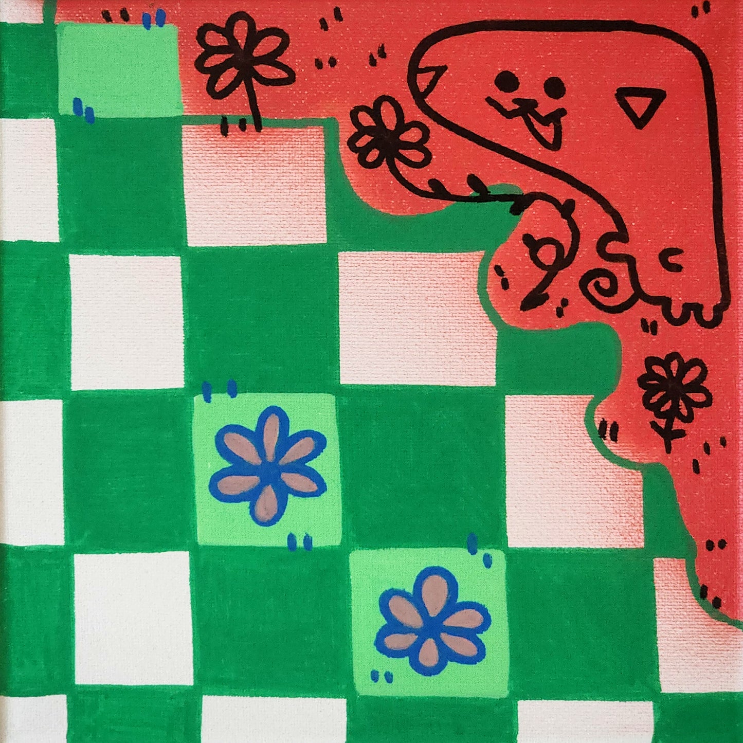 Embracing the Checker! Pipapeep Painting!