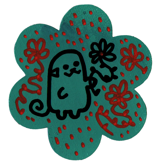 Flowers are a Treat! Flower Magnet Pipapeep Painting!
