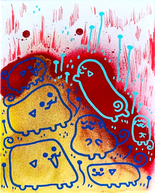 Happily Disorganized! Peepod Painting!