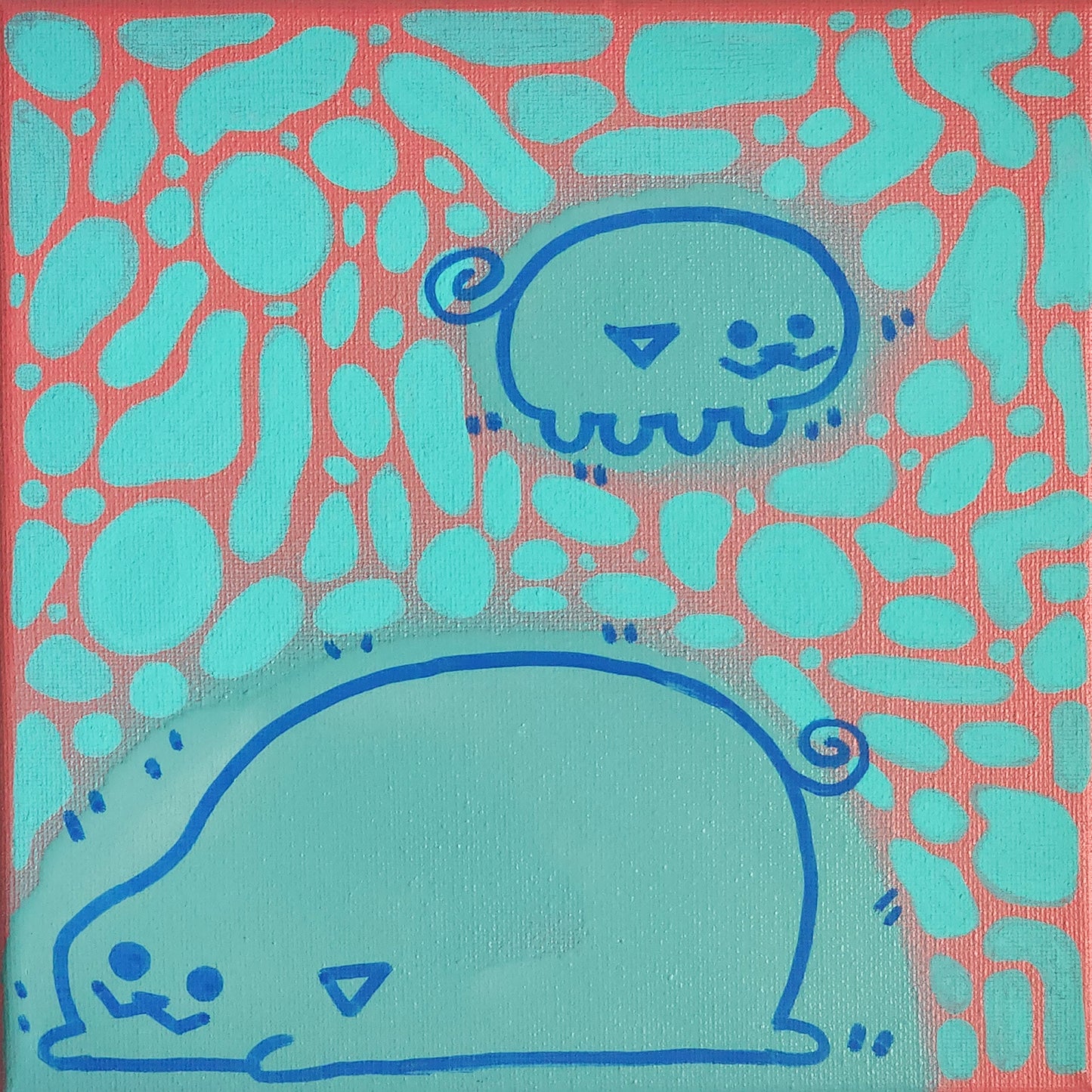Puddles! Peepod Painting!