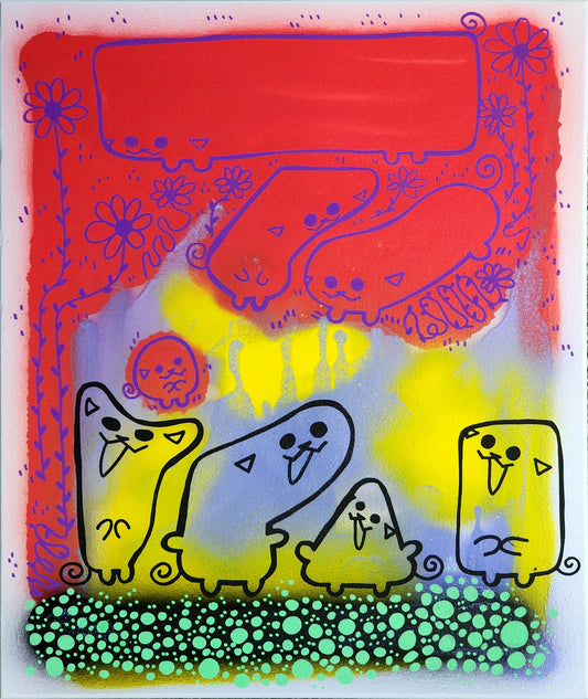 So much Joy to be felt! Peepod Painting!