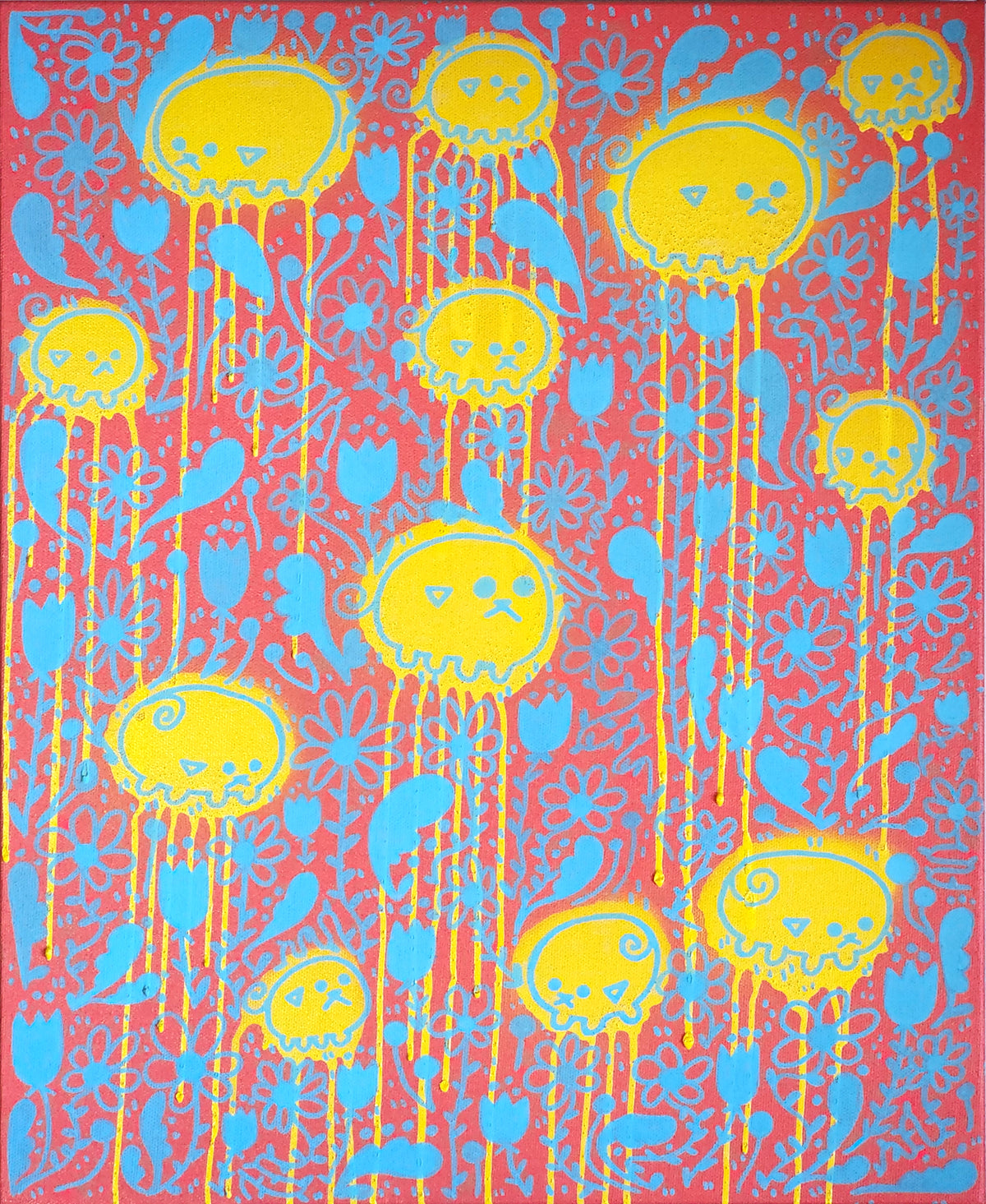Strands of Garden! Peepod Painting!