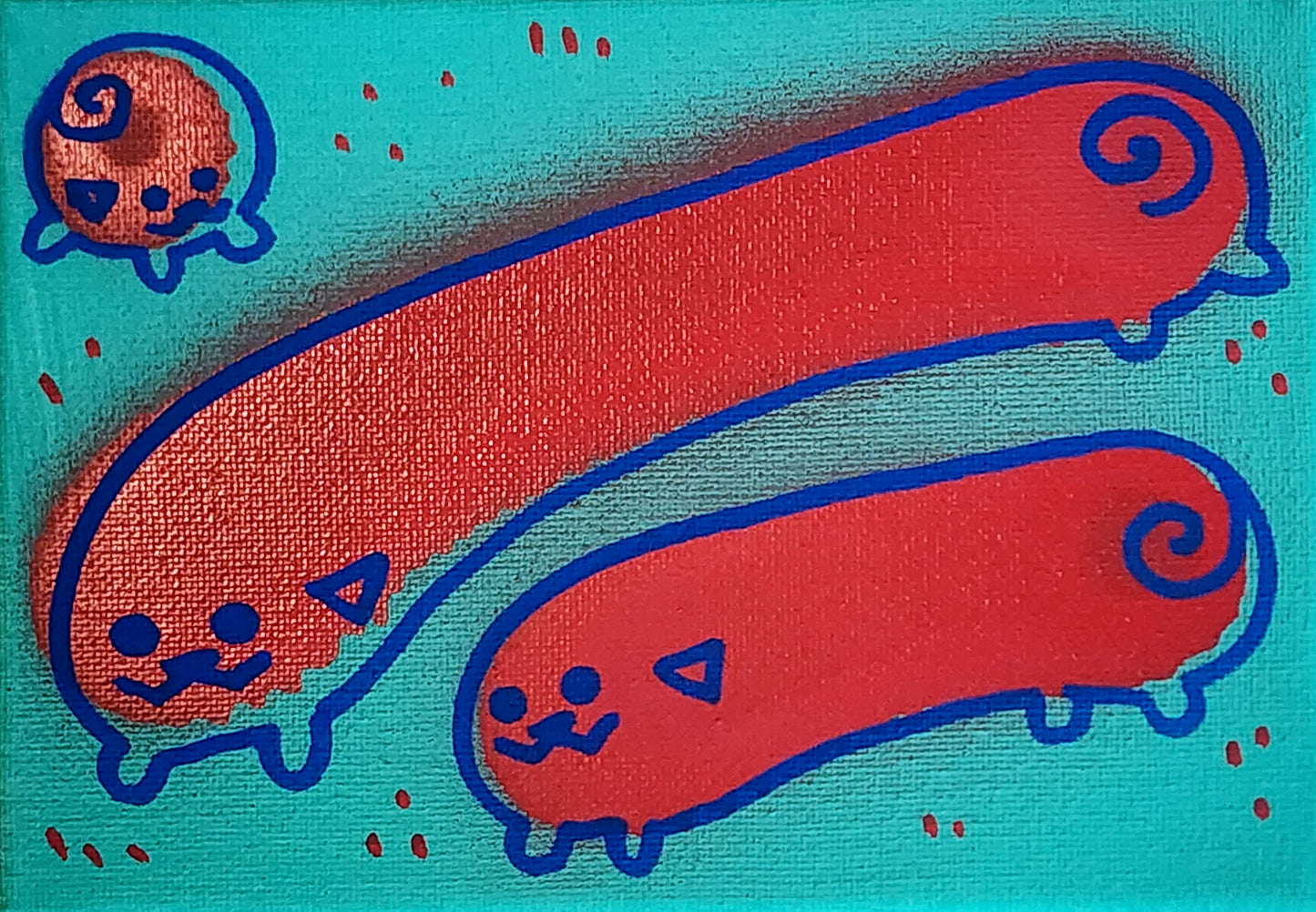 Sweet Little Gang! Peepod Painting!