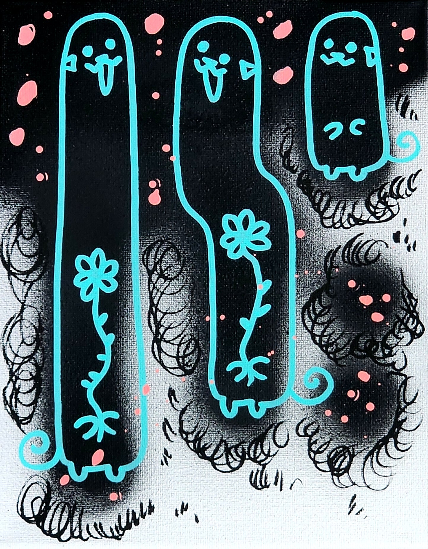 The Scribble Yard #2! Peepod Painting!