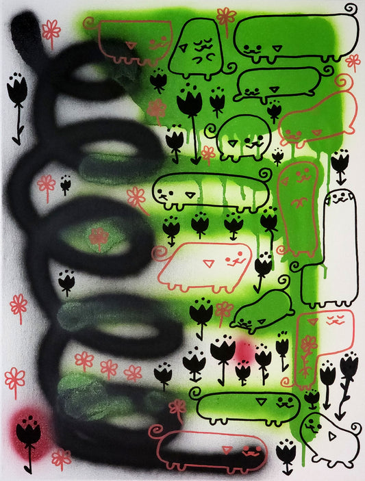 COIL COIL COIL! Peepod Painting!